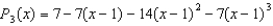 <strong>Find the third Taylor polynomial for expanded about .</strong> A) B) C) D) E)