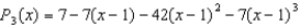 <strong>Find the third Taylor polynomial for expanded about .</strong> A) B) C) D) E)
