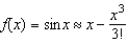 Determine the values of x for which the function can be replaced by the Taylor polynomial if the error cannot exceed 0.008. Round your answer to four decimal places.