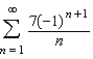 Determine the convergence or divergence of the series using any appropriate test.