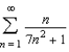 Determine the convergence or divergence of the series using any appropriate test.