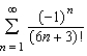 True or false: The series   converges .
