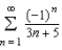 The series is a convergent series. Use Theorem 9.15 to determine the number of terms required to approximate the sum of this series with an error less than 0.001.