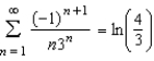 It can be shown that According to Theorem 9.15, the partial sum approximates with error less than how much?