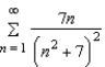Use the Direct Comparison Test to determine the convergence or divergence of the series   .