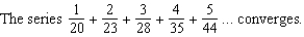 <strong>Use the polynomial test to determine whether the series converges or diverges.</strong> A) B)