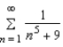 Use the polynomial test to determine whether the series   converges or diverges.