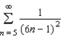 Consider the series   . The sum of the series is   Find the sum of the series   .