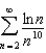 Use the Integral Test to determine the convergence or divergence of the series.  