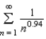 Use Theorem 9.11 to determine the convergence or divergence of the series.  