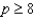 <strong>Find the positive values of for which the series converges.</strong> A) The series converges for . B) The series converges for . C) The series diverges for all positive values of . D) The series converges for . E) The series converges for .