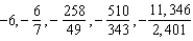 <strong>Write the first five terms of the sequence of partial sums. </strong> A) B) C) D) E)
