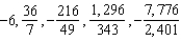 <strong>Write the first five terms of the sequence of partial sums. </strong> A) B) C) D) E)
