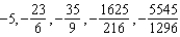 <strong>Write the first five terms of the sequence of partial sums. </strong> A) B) C) D) E)