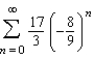 Match the series with the graph of its sequence of partial sums.  