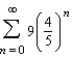Find the sum of the convergent series.  