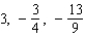 <strong>Write the first three terms of the sequence. </strong> A) B) C) D) E)