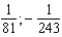 <strong>Write the next two apparent terms of the sequence .</strong> A) B) C) D) E)