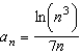 Determine the convergence or divergence of the sequence with the given nth term. If the sequence converges, find its limit.  