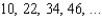 Write an expression for the nth term of the sequence   .