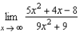 Evaluate the   using L'Hôpital's Rule if necessary.