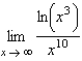 Evaluate the limit using L'Hopital's Rule if necessary.