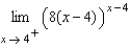 Evaluate the limit   using L'Hopital's Rule if necessary.