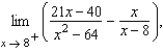 Evaluate the limit   using L'Hopital's Rule if necessary.