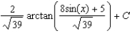 <strong>Use integration tables to find   .</strong> A)   B)   C)   D)   E)   <div style=padding-top: 35px> 