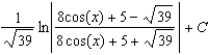 <strong>Use integration tables to find   .</strong> A)   B)   C)   D)   E)   <div style=padding-top: 35px> 