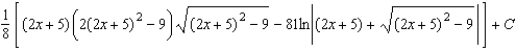 <strong>Use integration tables to find   .</strong> A)   B)   C)   D)   E)   <div style=padding-top: 35px> 