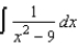 Use partial fractions to find   .