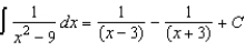 <strong>Use partial fractions to find .</strong> A) B) C) D) E)
