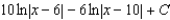 <strong>Use partial fractions to find the integral .</strong> A) B) C) D) E)
