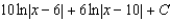 <strong>Use partial fractions to find the integral .</strong> A) B) C) D) E)