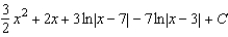 <strong>Use partial fractions to find the integral .</strong> A) B) C) D) E)
