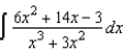 Use partial fractions to find   .