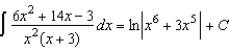 <strong>Use partial fractions to find .</strong> A) B) C) D) E)