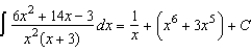 <strong>Use partial fractions to find .</strong> A) B) C) D) E)