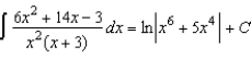 <strong>Use partial fractions to find .</strong> A) B) C) D) E)