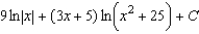 <strong>Use partial fractions to find the integral .</strong> A) B) C) D) E)