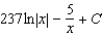 <strong>Use partial fractions to find the integral .</strong> A) B) C) D) E)