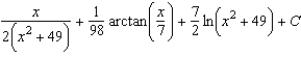 <strong>Use partial fractions to find the integral .</strong> A) B) C) D) E)