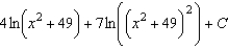 <strong>Use partial fractions to find the integral .</strong> A) B) C) D) E)