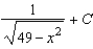 <strong>Find the indefinite integral by making the substitution . </strong> A) B) C) D) E)