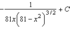 <strong>Find the indefinite integral by making the substitution . </strong> A) B) C) D) E)