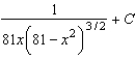 <strong>Find the indefinite integral by making the substitution . </strong> A) B) C) D) E)
