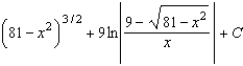 <strong>Find the indefinite integral by making the substitution . </strong> A) B) C) D) E)