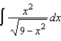 Find the indefinite integral by making the substitution   .  