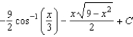 <strong>Find the indefinite integral by making the substitution . </strong> A) B) C) D) E)